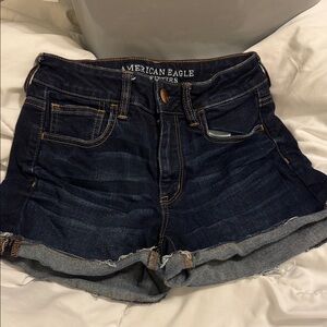 American Eagle Outfitters Women's Navy Jean Shorts